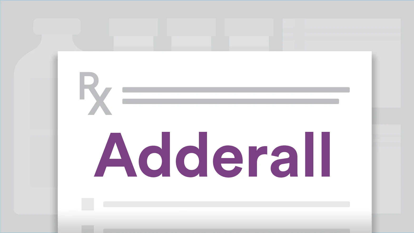 Adderall is used to treat attention deficit hyperactivity disorder (ADHD)