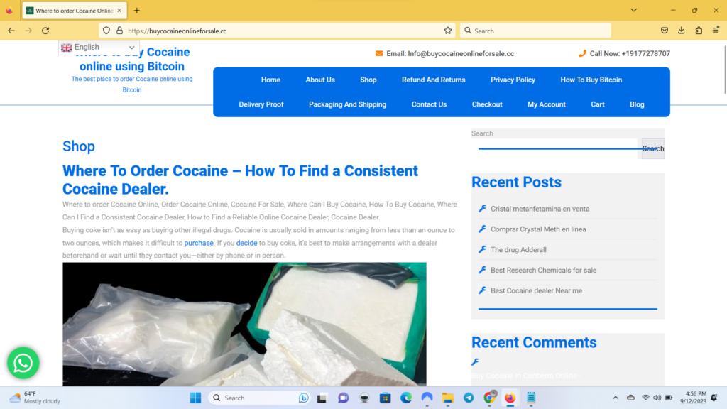 Top 5 best places to buy Cocaine online